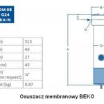 Osuszacz membranowy DM08 G24 KA-N